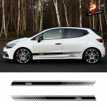 Car Sticker Car Accessories Car Sides Auto Sticker Decals Car Styling Car Graphics Vinyl Side Stripes Skirt for Renault Clio